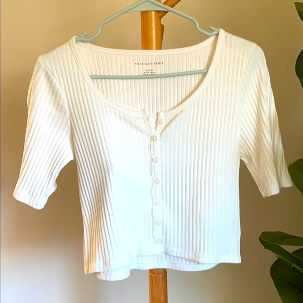 White Crop Top